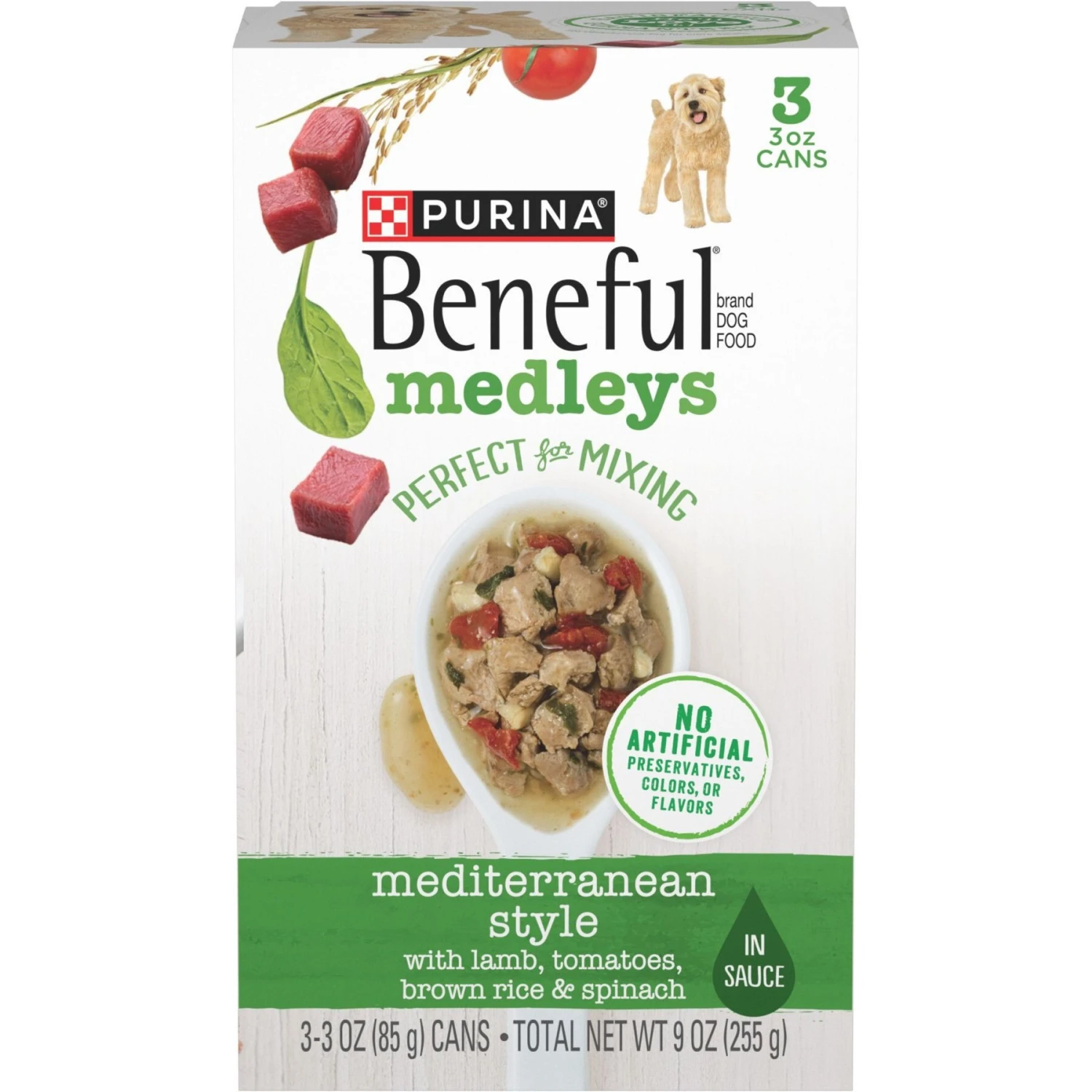 Purina Beneful Medleys Mediterranean Style Canned Dog Food 1 Purina Beneful Medleys Mediterranean Style Canned Dog Food