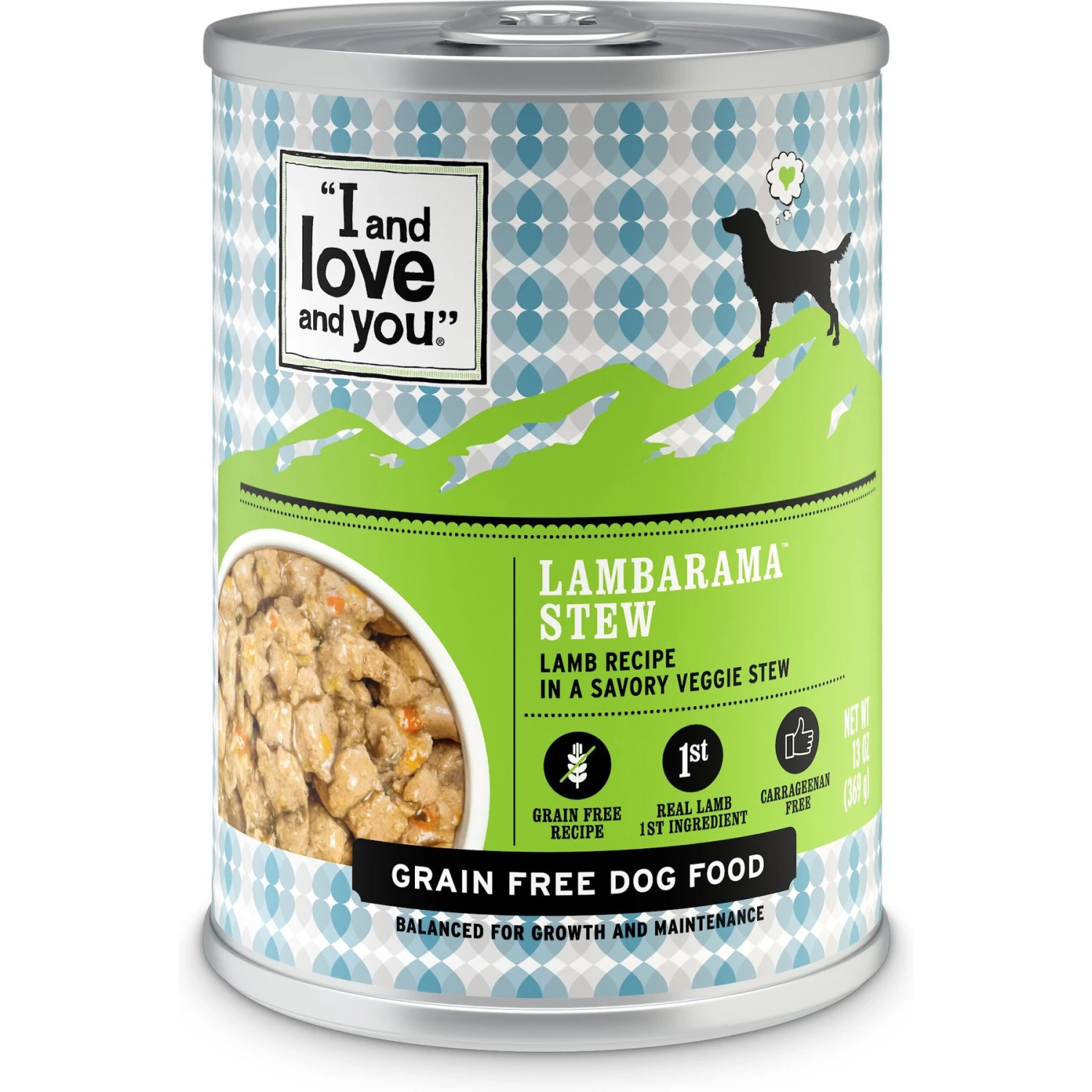I And Love And You Lambarama Stew Grain-Free Canned Dog Food 1 I And Love And You Lambarama Stew Grain-Free Canned Dog Food
