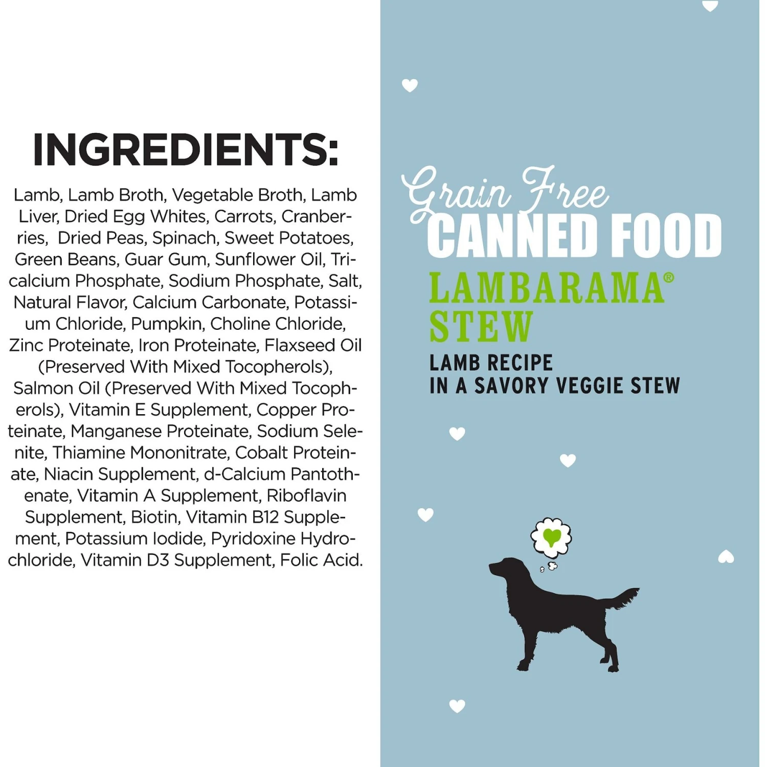 I And Love And You Lambarama Stew Grain-Free Canned Dog Food 5 I And Love And You Lambarama Stew Grain-Free Canned Dog Food - Image 5