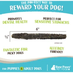 Raw Paws Green Lamb Tripe 6-in Sticks Dog Chews, 10 Count -Pawsphoria Sales Store 1022574 PT2. AC SS1800 V1702511107