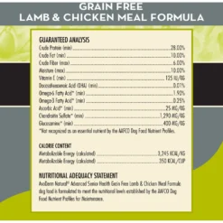AvoDerm Advanced Senior Health Lamb & Chicken Meal Formula Dry Dog Food -Pawsphoria Sales Store 103839 PT4. AC SS1800 V1585938783