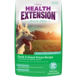 Health Extension Grain-Free Duck & Sweet Potato Recipe Dry Dog Food