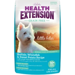 Health Extension Grain-Free Little Bites Buffalo & Whitefish Recipe Dry Dog Food
