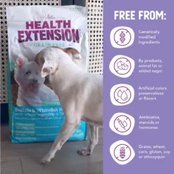 Health Extension Grain-Free Little Bites Buffalo & Whitefish Recipe Dry Dog Food -Pawsphoria Sales Store 105297 PT5. AC SS1800 V1536184229