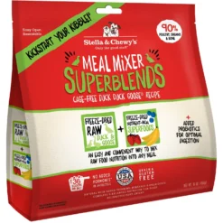 Stella & Chewy's SuperBlends Cage-Free Duck Duck Goose Recipe Meal Mixers Freeze-Dried Raw Dog Food Topper