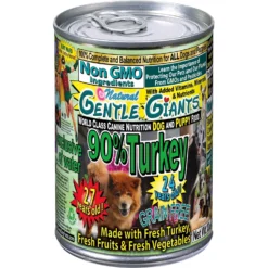 Gentle Giants Non-GMO Puppy Grain-Free Turkey Wet Dog Food