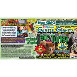 Gentle Giants Non-GMO Puppy Grain-Free Turkey Wet Dog Food 12 Gentle Giants Non-GMO Puppy Grain-Free Turkey Wet Dog Food -Pawsphoria Sales Store 106364 PT3. AC SS1800 V1690830786