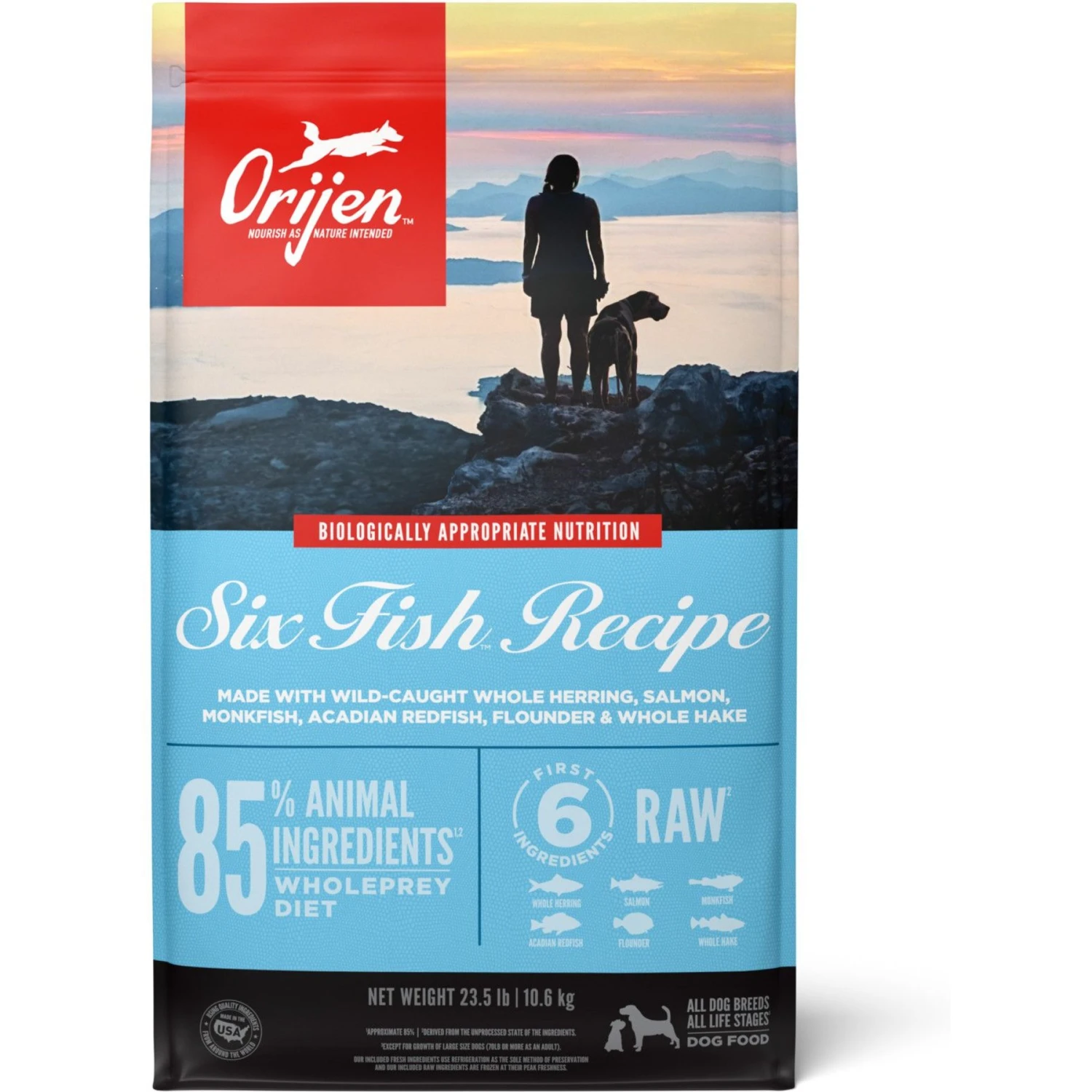 ORIJEN Six Fish Grain-Free Dry Dog Food 1 ORIJEN Six Fish Grain-Free Dry Dog Food