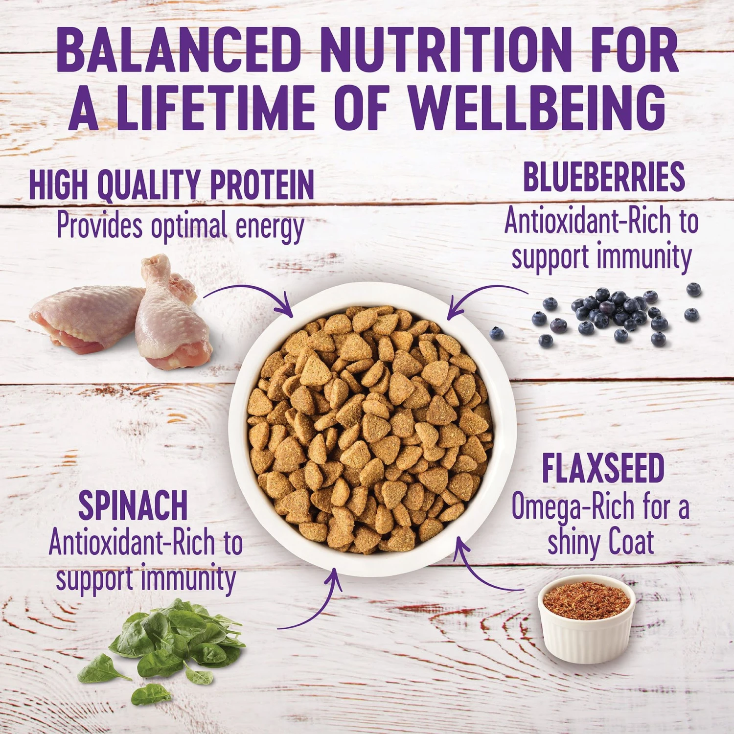 Wellness Grain-Free Complete Health Large Breed Adult Deboned Chicken & Chicken Meal Recipe Dry Dog Food 3 Wellness Grain-Free Complete Health Large Breed Adult Deboned Chicken & Chicken Meal Recipe Dry Dog Food - Image 3