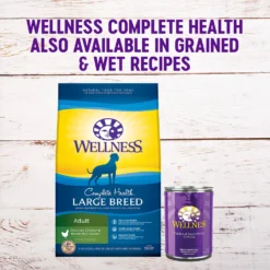 Wellness Grain-Free Complete Health Large Breed Adult Deboned Chicken & Chicken Meal Recipe Dry Dog Food 13 Wellness Grain-Free Complete Health Large Breed Adult Deboned Chicken & Chicken Meal Recipe Dry Dog Food -Pawsphoria Sales Store 106882 PT6. AC SS1800 V1605739964