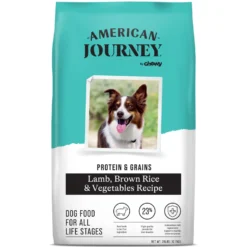 American Journey Protein & Grains Lamb, Brown Rice & Vegetables Recipe Dry Dog Food
