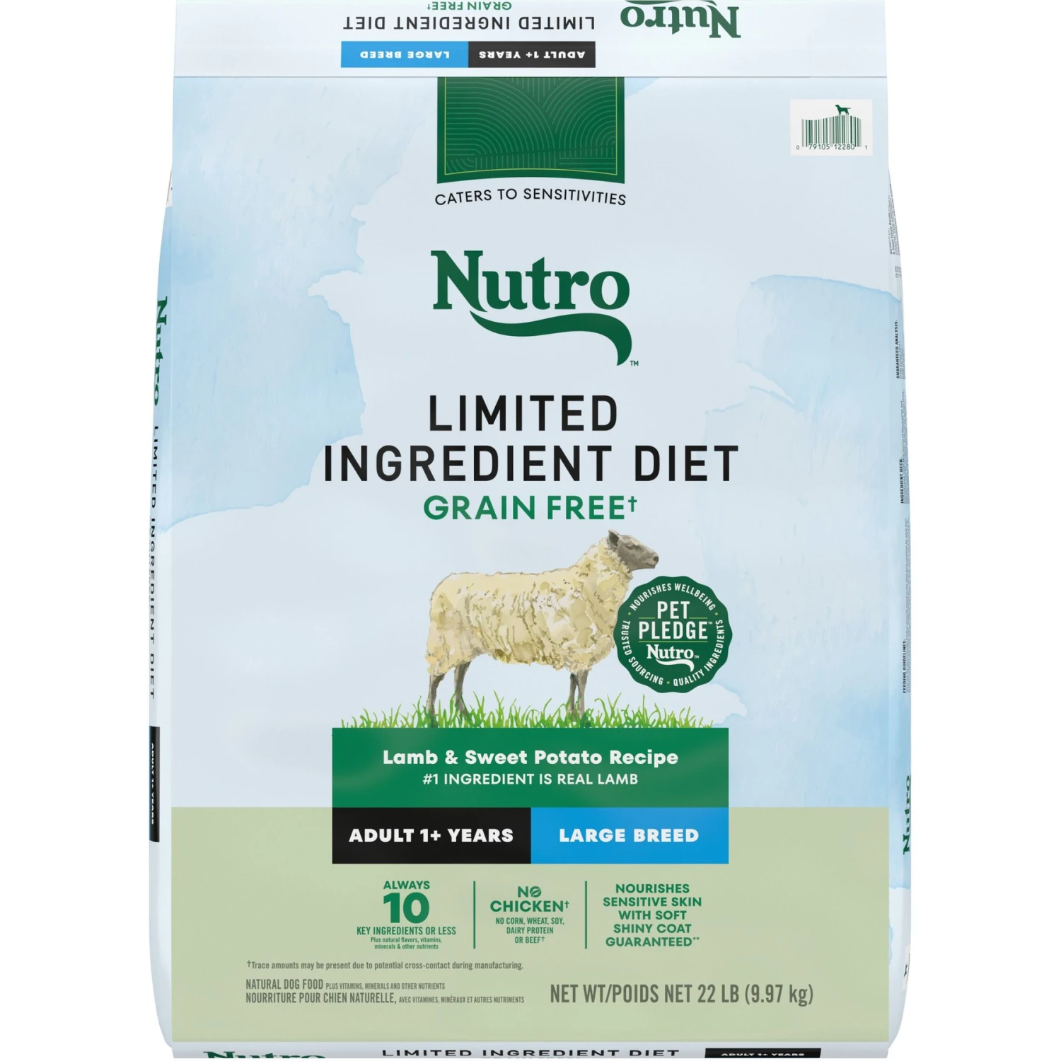 Nutro Limited Ingredient Diet Sensitive Support With Real Lamb & Sweet Potato Grain-Free Large Breed Adult Dry Dog Food 1 Nutro Limited Ingredient Diet Sensitive Support With Real Lamb & Sweet Potato Grain-Free Large Breed Adult Dry Dog Food