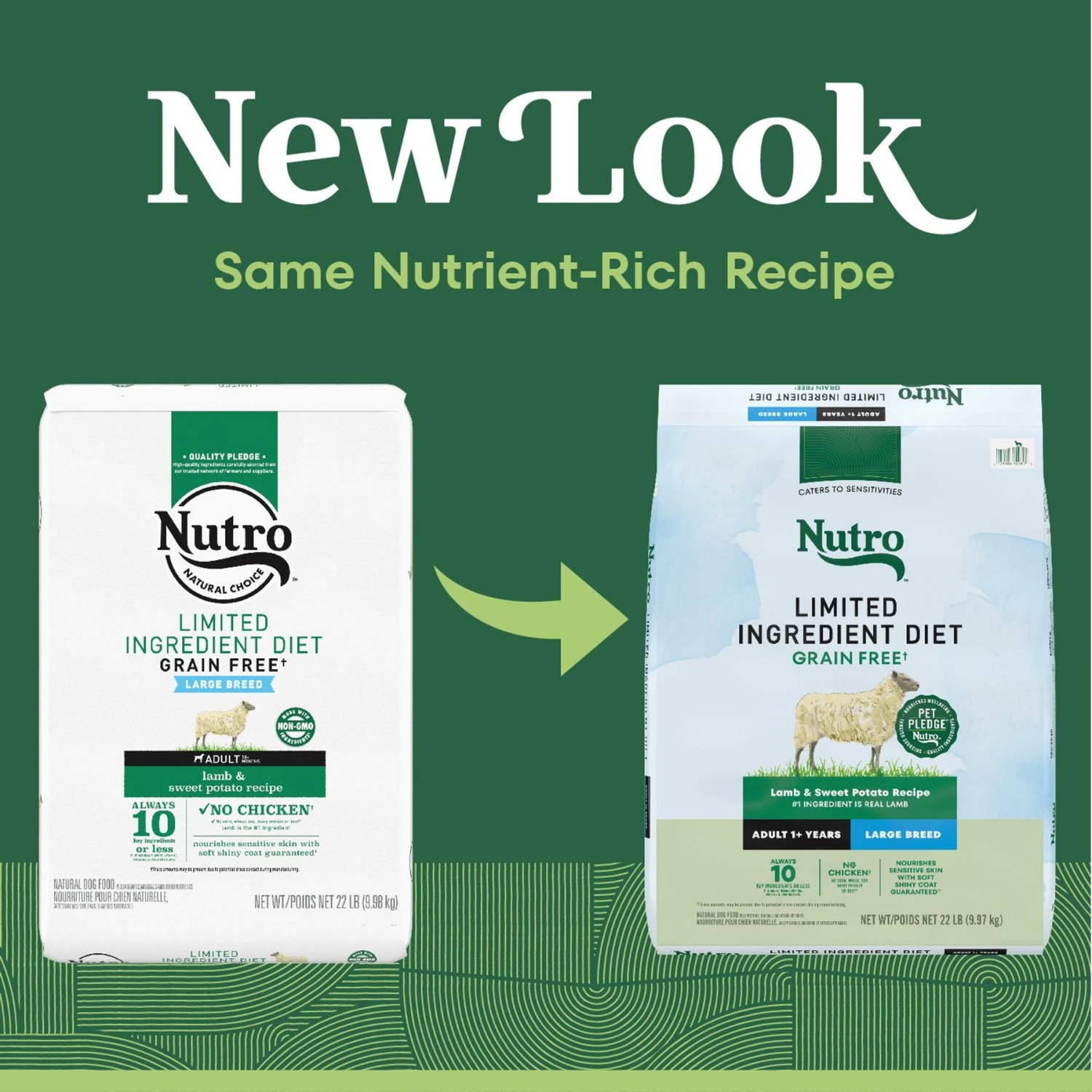 Nutro Limited Ingredient Diet Sensitive Support With Real Lamb & Sweet Potato Grain-Free Large Breed Adult Dry Dog Food 3 Nutro Limited Ingredient Diet Sensitive Support With Real Lamb & Sweet Potato Grain-Free Large Breed Adult Dry Dog Food - Image 3
