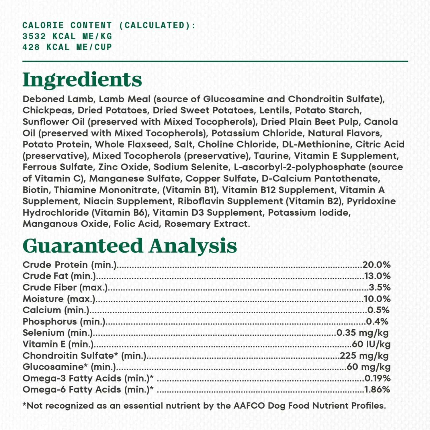 Nutro Limited Ingredient Diet Sensitive Support With Real Lamb & Sweet Potato Grain-Free Large Breed Adult Dry Dog Food 6 Nutro Limited Ingredient Diet Sensitive Support With Real Lamb & Sweet Potato Grain-Free Large Breed Adult Dry Dog Food - Image 6