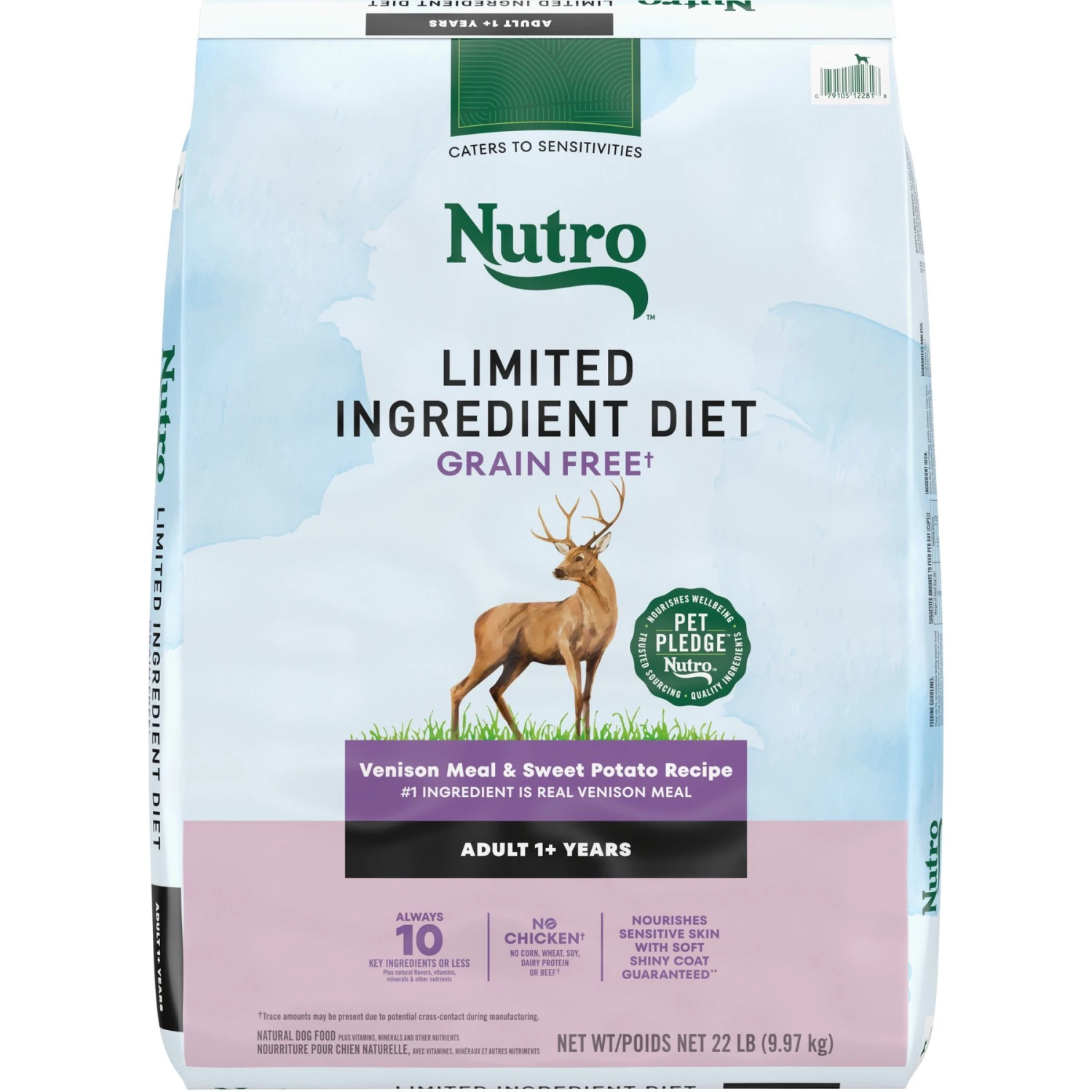 Nutro Limited Ingredient Diet Sensitive Support With Real Venison Meal & Sweet Potato Grain-Free Adult Dry Dog Food 1 Nutro Limited Ingredient Diet Sensitive Support With Real Venison Meal & Sweet Potato Grain-Free Adult Dry Dog Food