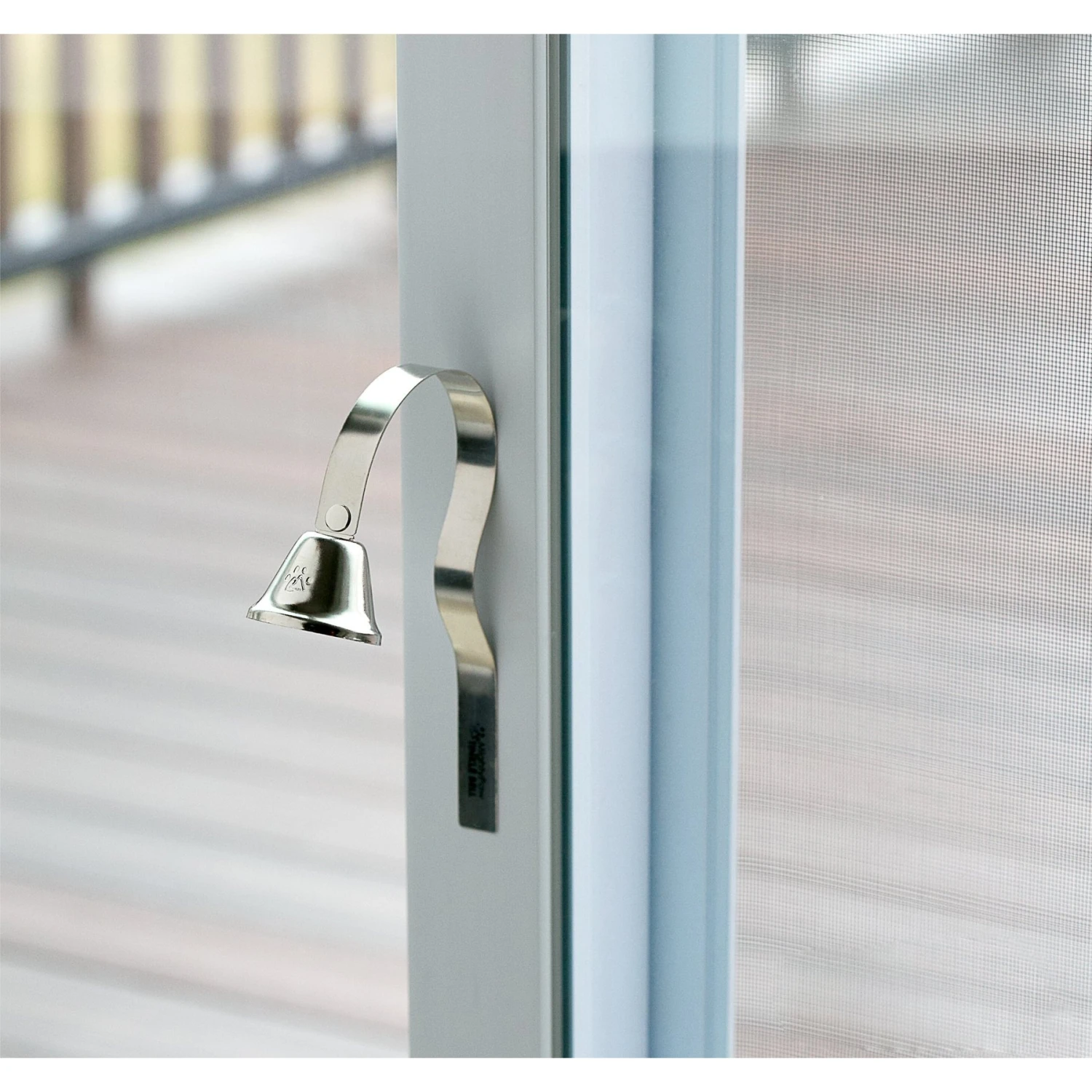 Mighty Paw Metal Brass Tinkle Bell Dog Doorbell 1 Mighty Paw Metal Brass Tinkle Bell Dog Doorbell