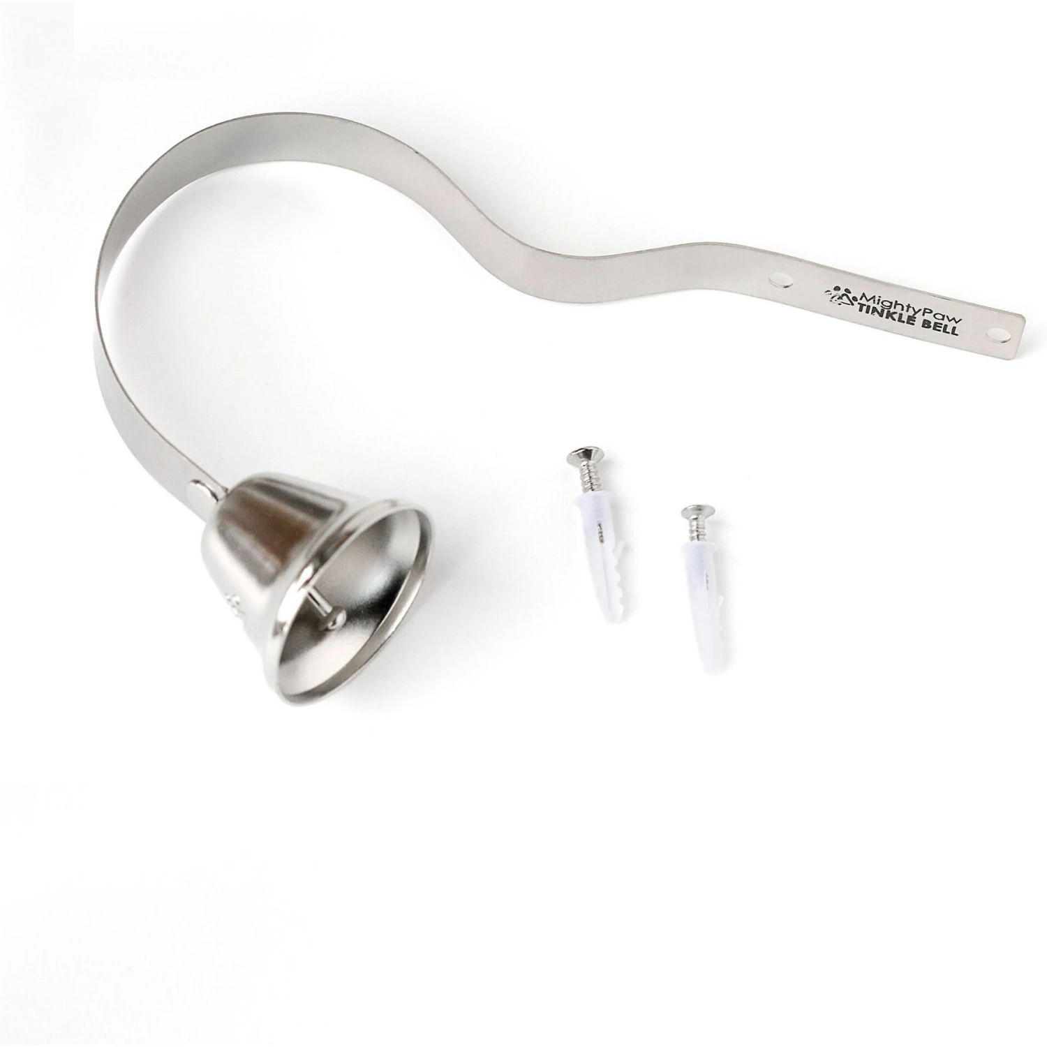 Mighty Paw Metal Brass Tinkle Bell Dog Doorbell 2 Mighty Paw Metal Brass Tinkle Bell Dog Doorbell - Image 2