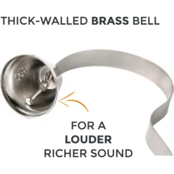 Mighty Paw Metal Brass Tinkle Bell Dog Doorbell 9 Mighty Paw Metal Brass Tinkle Bell Dog Doorbell -Pawsphoria Sales Store 109967 PT3. AC SS1800 V1488496641