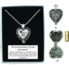 Cathedral Art Always In My Heart Memorial Ashes Locket Necklace