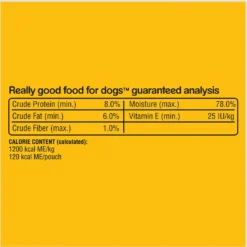 Pedigree Chopped Ground Dinner Beef, Bacon & Cheese Flavors Adult Wet Dog Food -Pawsphoria Sales Store 114320 PT2. AC SS1800 V1665174596
