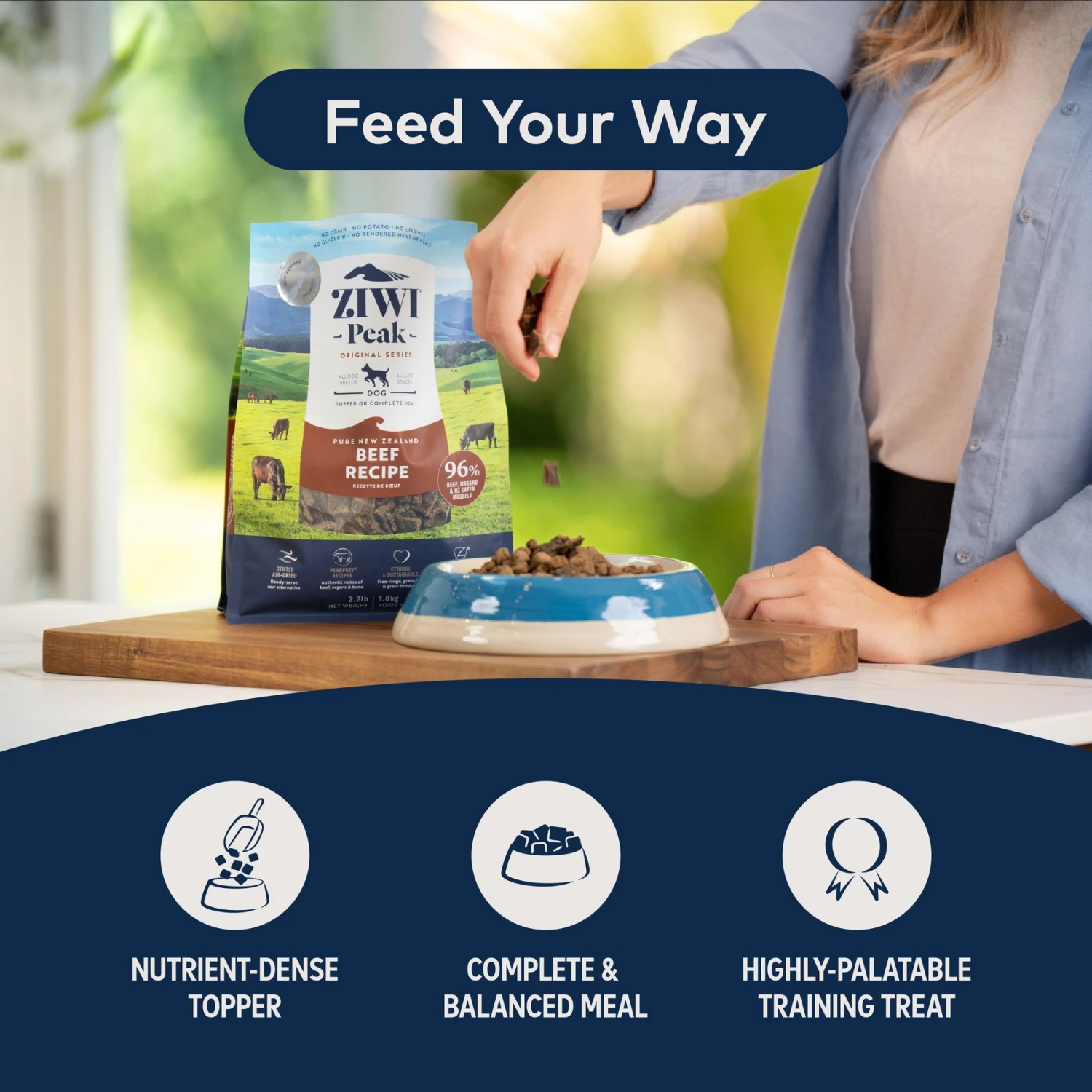 ZIWI Peak Tripe & Lamb Grain-Free Air-Dried Dog Food 7 ZIWI Peak Tripe & Lamb Grain-Free Air-Dried Dog Food - Image 7