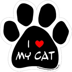 Imagine This Company "I Love My Cat" Magnet