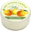 Pet House Fresh Citrus Natural Plant-Based Mini Candle