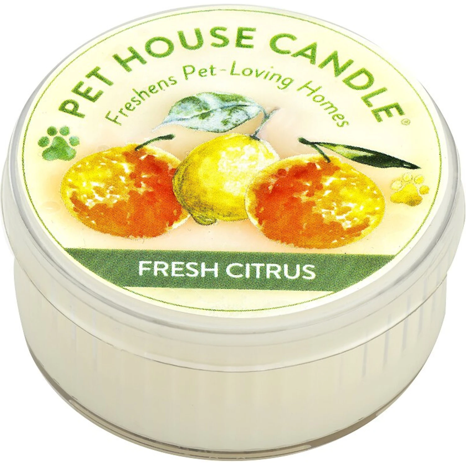 Pet House Fresh Citrus Natural Plant-Based Mini Candle 1 Pet House Fresh Citrus Natural Plant-Based Mini Candle