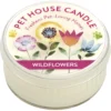 Pet House Wildflowers Natural Plant-Based Mini Candle