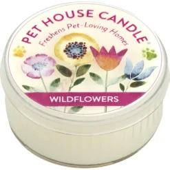 Pet House Wildflowers Natural Plant-Based Mini Candle