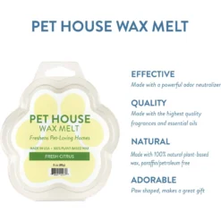 Pet House Fresh Citrus Natural Plant-Based Wax Melt 7 Pet House Fresh Citrus Natural Plant-Based Wax Melt -Pawsphoria Sales Store 116041 PT2. AC SS1800 V1499451378