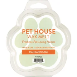 Pet House Mandarin Sage Natural Plant-Based Wax Melt