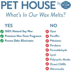 Pet House Mango Peach Natural Plant-Based Wax Melt -Pawsphoria Sales Store 116055 PT5. AC SS1800 V1629820080
