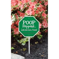 Imagine This Company "Poop Happens" Garden Sign 6 Imagine This Company "Poop Happens" Garden Sign -Pawsphoria Sales Store 117158 PT2. AC SS1800 V1639616228