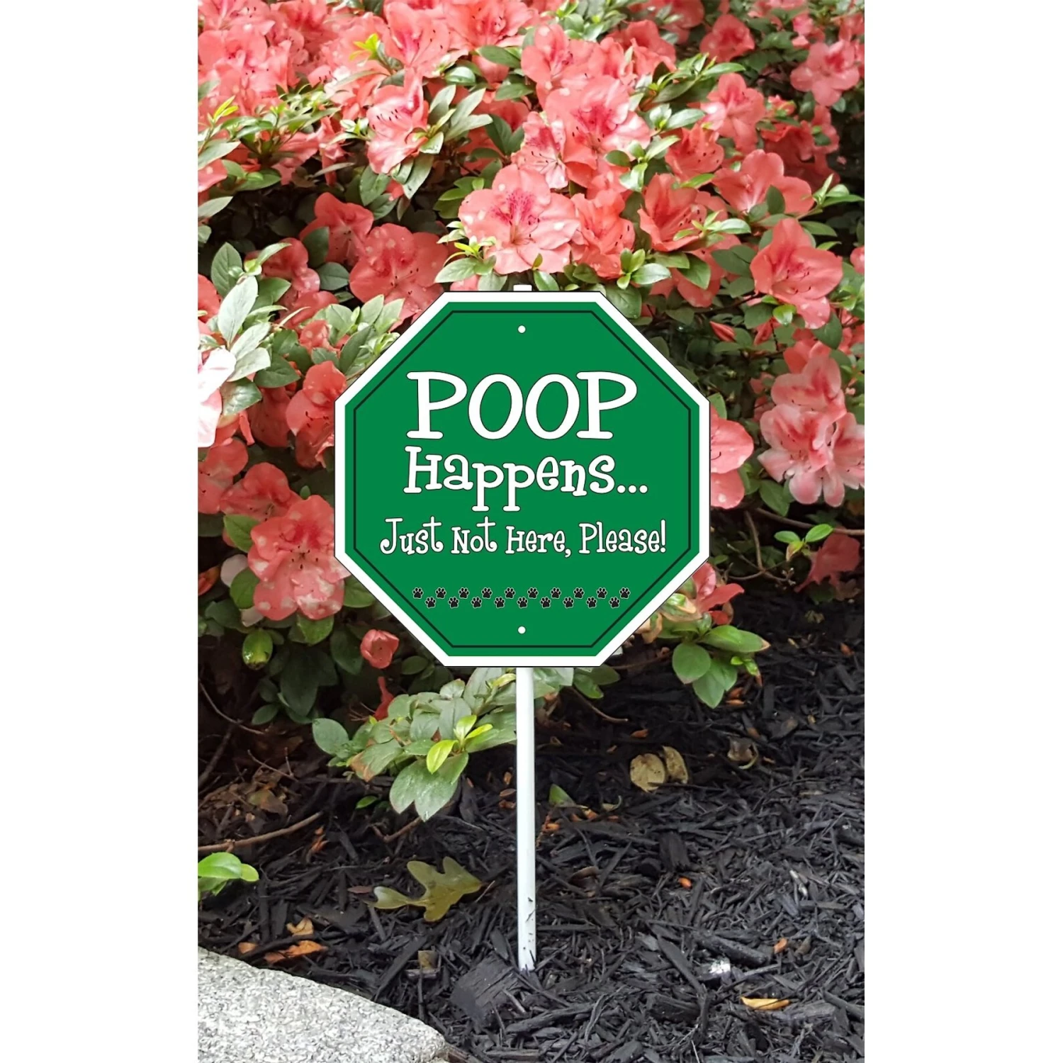 Imagine This Company "Poop Happens" Garden Sign 3 Imagine This Company "Poop Happens" Garden Sign - Image 3