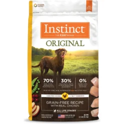 Instinct Original Grain-Free Recipe With Real Chicken Freeze-Dried Raw Coated Dry Dog Food