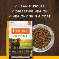 Instinct Original Grain-Free Recipe With Real Chicken Freeze-Dried Raw Coated Dry Dog Food -Pawsphoria Sales Store 119054 PT5. AC SS1800 V1649897197