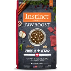 Instinct Raw Boost Grain-Free Recipe With Real Beef & Freeze-Dried Raw Pieces Dry Dog Food