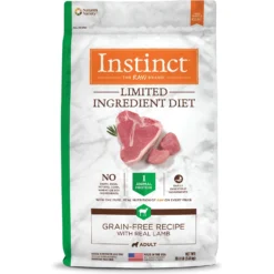 Instinct Limited Ingredient Diet Grain-Free Recipe With Real Lamb Freeze-Dried Raw Coated Dry Dog Food