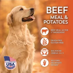 Wholesomes Grain-Free Beef Meal & Potatoes Formula Dry Dog Food, 35-lb Bag -Pawsphoria Sales Store 119450 PT3. AC SS1800 V1626361289