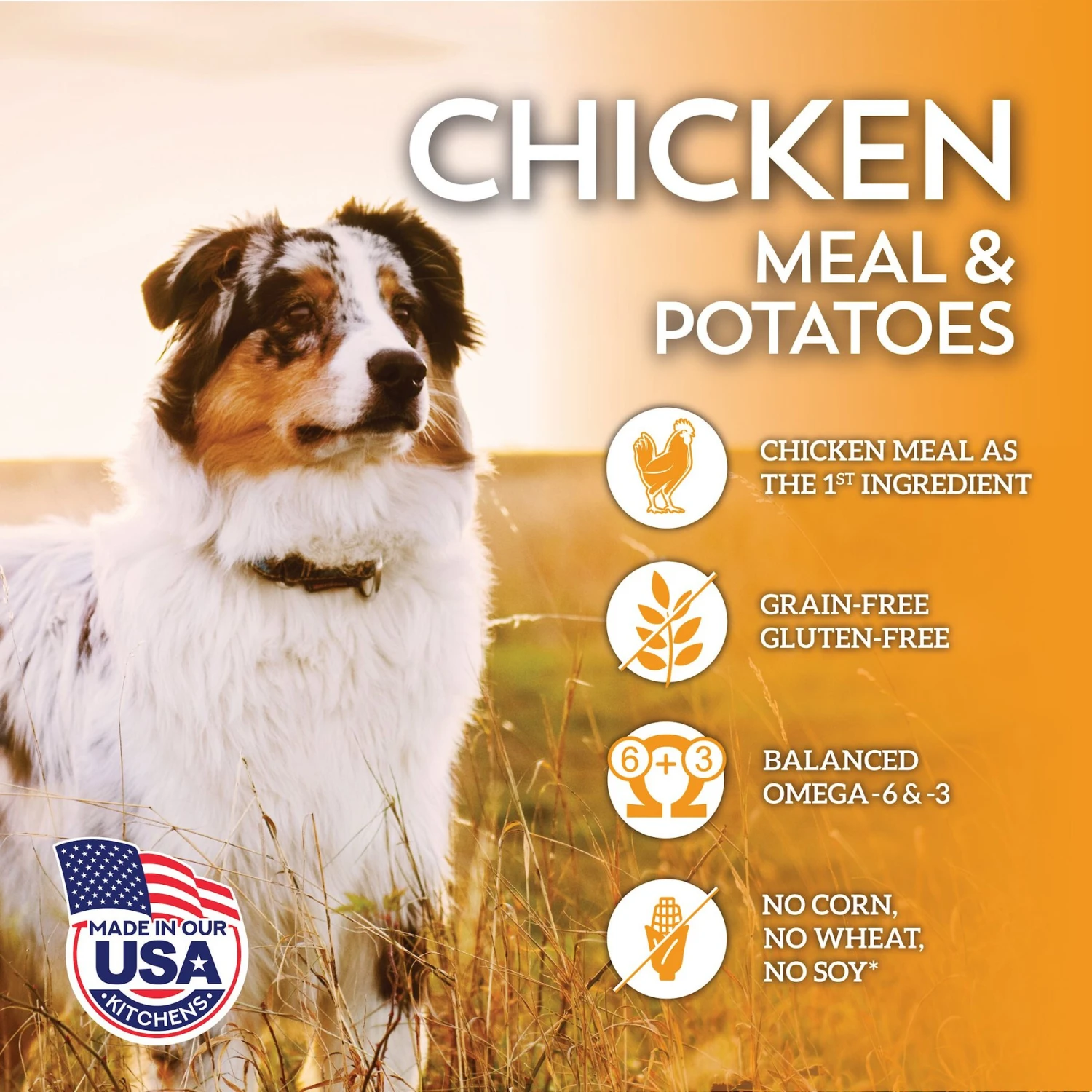 Wholesomes Chicken Meal & Potatoes Formula Grain-Free Dry Dog Food, 35-lb Bag 4 Wholesomes Chicken Meal & Potatoes Formula Grain-Free Dry Dog Food, 35-lb Bag - Image 4