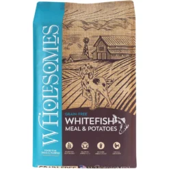 Wholesomes Grain-Free Whitefish Meal & Potatoes Formula Dry Dog Food, 35-lb Bag