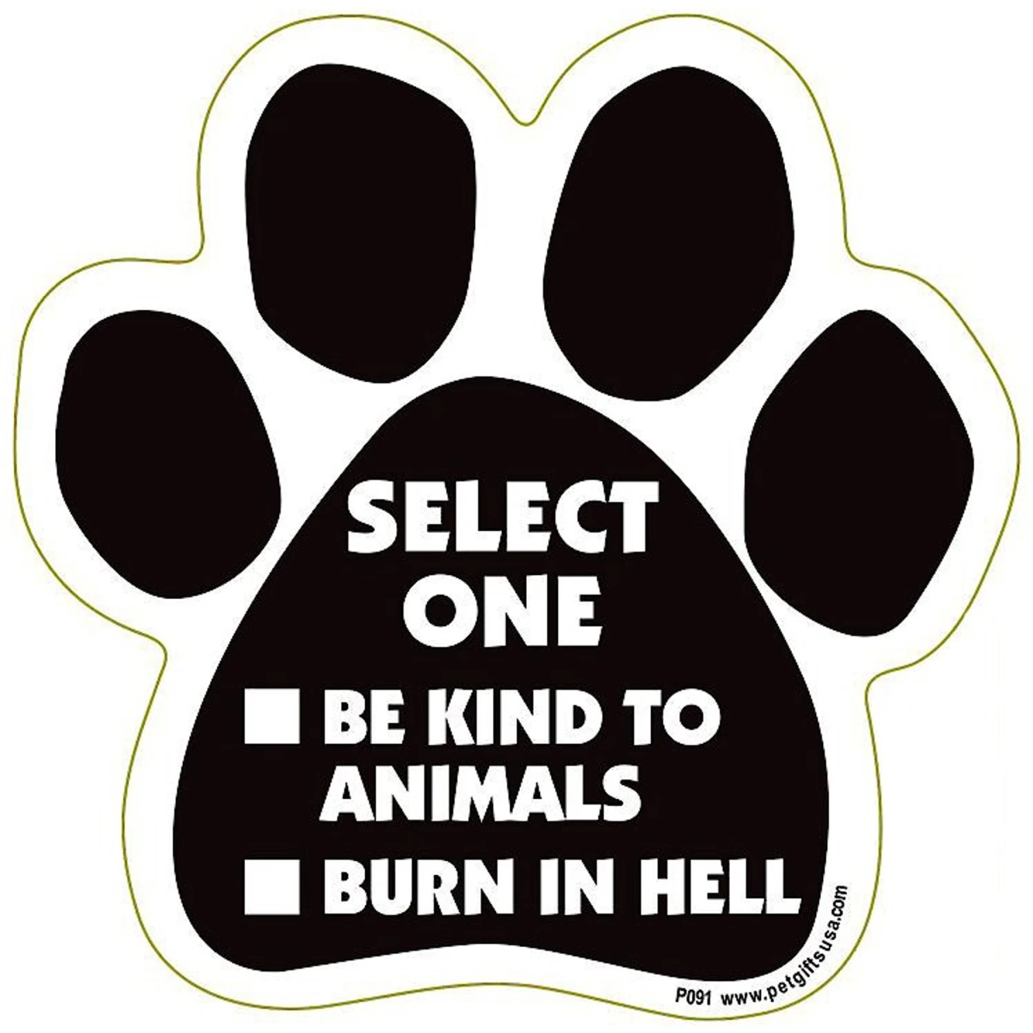 Magnetic Pedigrees "Select One" Paw Magnet 1 Magnetic Pedigrees "Select One" Paw Magnet