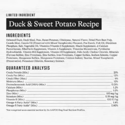 American Journey Limited Ingredient Duck & Sweet Potato Recipe Grain-Free Dry Dog Food -Pawsphoria Sales Store 121306 PT8. AC SS1800 V1665684812