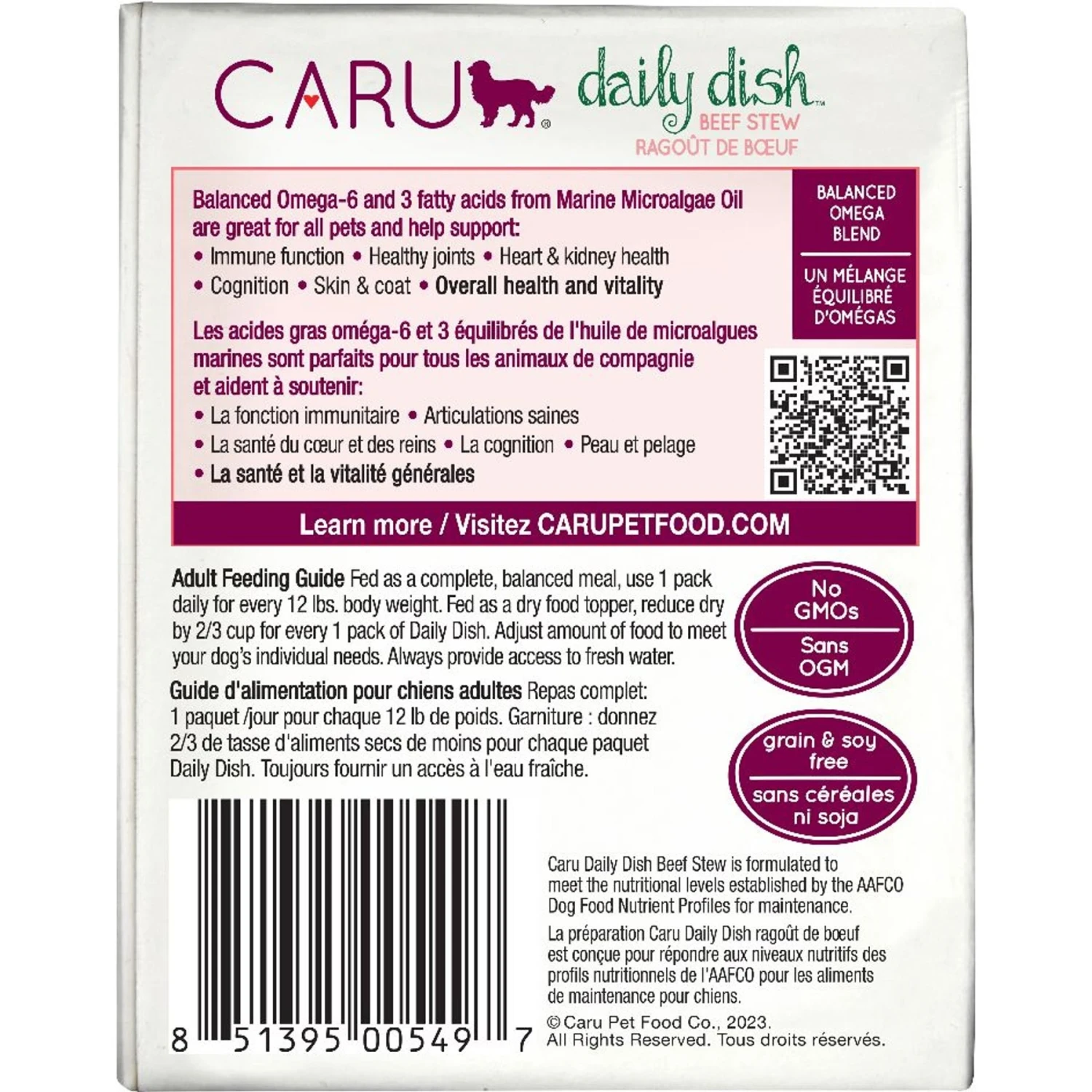 Caru Daily Dish Beef Stew Grain-Free Wet Dog Food 3 Caru Daily Dish Beef Stew Grain-Free Wet Dog Food - Image 3