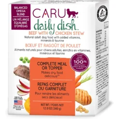 Caru Daily Dish Beef With Chicken Stew Grain-Free Wet Dog Food