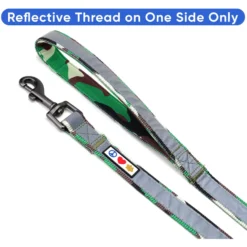 Pawtitas Camouflage Nylon Reflective Padded Dog Leash -Pawsphoria Sales Store 121938 PT2. AC SS1800 V1681491909