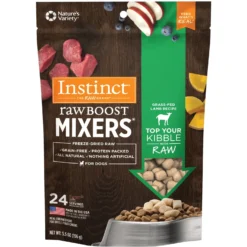 Instinct Raw Boost Mixers Lamb Recipe Grain-Free Freeze-Dried Dog Food Topper