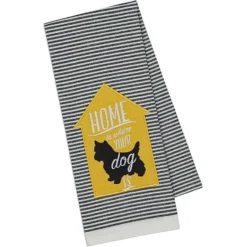 Design Imports Dog Embellished Dishtowel