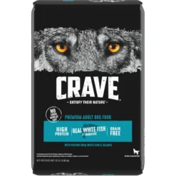 Crave High Protein White Fish & Salmon Adult Grain-Free Dry Dog Food